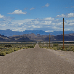 Landscape with road in Southern Nevada