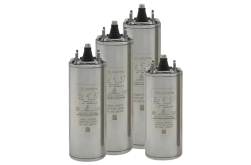 Four various sizes of CentriPro Submersible 4" Motor