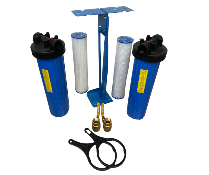 Double water well filtration kit